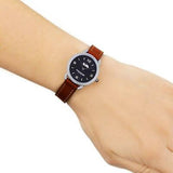 Coach Delancey Black Dial Brown Leather Strap Watch for Women - 14502792 Authentic Buy Shop Now