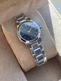 Burberry The City Black Dial Silver Steel Strap Watch for Women - BU9201 Authentic Buy Shop Now