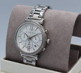 Michael Kors Sofie Quartz Silver Dial Silver Steel Strap Watch For Women - MK6575 Authentic Buy Shop Now