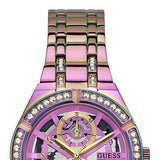 Guess Allara Quartz Purple Dial Purple Steel Strap Watch For Women - GW0604L4 Authentic Buy Shop Now