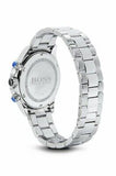 Hugo Boss Ikon Chronograph White Dial Silver Steel Strap Watch for Men - 1512962 Authentic Buy Shop Now
