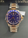 Movado Series 800 Blue Dial Two Tone Steel Strap Watch for Men - 2600149 Authentic Buy Shop Now