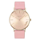 Coach Perry Rose Gold Dial Pink Leather Strap Watch for Women - 14503332-C Authentic Buy Shop Now