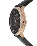 Mido Commander Automatic Black Dial Black Leather Strap Watch For Men - M021.407.36.411.00 Authentic Buy Shop Now