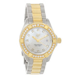 Tag Heuer Aquaracer Quartz Diamonds Mother of Pearl Dial Two Tone Steel Strap Watch for Women - WBD1423.BB0321 Authentic Buy Shop Now