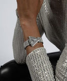 Guess Fame Quartz Crystals Silver Dial Silver Steel Strap Watch For Women - GW0644L1 Authentic Buy Shop Now