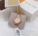 Michael Kors Taryn Rose Gold Dial Two Tone Steel Strap Watch For Women - MK6564 Authentic Buy Shop Now
