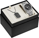 Bulova Crystal Collection Black Dial Silver Steel Strap Watch for Men - 96K104 Authentic Buy Shop Now