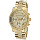 Michael Kors Runway Gold Dial Gold Steel Strap Watch for Women - MK5826 Authentic Buy Shop Now