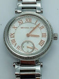 Michael Kors Skylar Quartz White Dial Silver Steel Strap Watch For Women - MK5970 Authentic Buy Shop Now