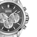 Hugo Boss Driver Black Dial Silver Steel Strap Watch for Men - 1512883 Authentic Buy Shop Now