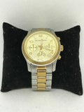 Michael Kors Runway Gold Dial Two Tone Steel Strap Watch for Women - MK5137 Authentic Buy Shop Now