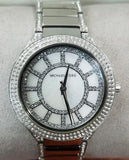 Michael Kors Kerry Silver Tone Silver Steel Strap Watch for Women - MK3311 Authentic Buy Shop Now