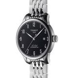 Tissot Le Locle Powermatic 80 Black Dial Silver Steel Strap Watch For Men - T006.407.11.052.00 Authentic Buy Shop Now