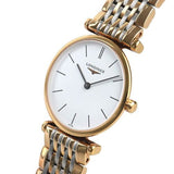 Longines La Grande Classique De Longines White Dial Two Tone Mesh Bracelet Watch for Women - L4.209.1.91.7 Authentic Buy Shop Now