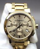 Burberry The City Gold Dial Gold Steel Strap Watch for Women - BU9753 Authentic Buy Shop Now