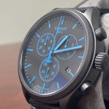 Tissot Chrono XL Quartz Black Dial Black Nylon Strap Watch For Men - T116.617.37.051.00 Authentic Buy Shop Now