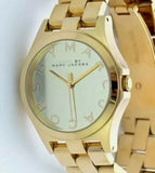 Marc Jacobs Henry Gold Dial Gold Steel Strap Watch for Women - MBM3211 Authentic Buy Shop Now