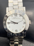 Marc Jacobs Amy White Dial Silver Steel Strap Watch for Women - MBM3054 Authentic Buy Shop Now