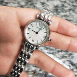 Emporio Armani Gianni White Dial Silver Steel Strap Watch For Women - AR1763 Authentic Buy Shop Now