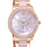 Michael Kors Tibby Multifunction Rose Gold Dial Rose Gold Steel Strap Watch For Women - MK6928 Authentic Buy Shop Now