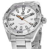 Tag Heuer Aquaracer Quartz White Dial Silver Steel Strap Watch for Men - WBD1111.BA0928 Authentic Buy Shop Now