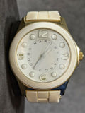 Marc Jacobs Pelly White Dial White Silicone Strap Watch for Women - MBM2526 Authentic Buy Shop Now