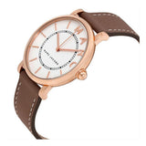 Marc Jacobs Roxy White Dial Light Brown Leather Strap Watch for Women - MJ1538 Authentic Buy Shop Now