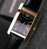 Emporio Armani Classic Black Dial Black Leather Strap Watch For Women - AR0169 Authentic Buy Shop Now