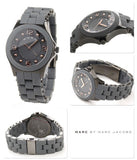 Marc Jacobs Pelly Grey Dial Grey Silicone Strap Watch for Women - MBM2537 Authentic Buy Shop Now