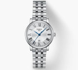 Tissot Carson Premium Lady Silver Dial Silver Steel Strap Watch For Women - T122.210.11.033.00 Authentic Buy Shop Now