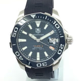 Tag Heuer Aquaracer Calibre 5 Blue Dial Blue Silicone Strap Watch for Men - WAY211C.FT6155 Authentic Buy Shop Now
