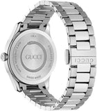 Gucci G Timeless Diamonds Black Dial Silver Steel Strap Watch For Women - YA1264125 Authentic Buy Shop Now