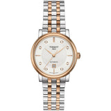 Tissot T Classic Carson Premium Diamonds White Dial Two Tone Steel Strap Watch for Women - T122.207.22.036.00 Authentic Buy Shop Now