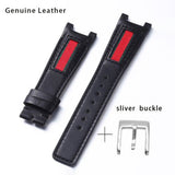 Gucci Interlocking G XL Black Dial Red & Green Leather Strap Watch For Men - YA133206 Authentic Buy Shop Now