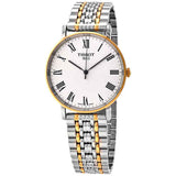 Tissot Everytime Medium White Dial Two Tone Mesh Bracelet Watch For Men - T109.410.22.033.00 Authentic Buy Shop Now