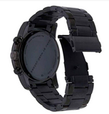 Marc Jacobs Larry Chronograph Black Dial Black Steel Strap Watch for Men - MBM8606 Authentic Buy Shop Now