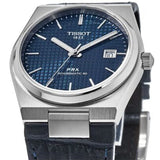 Tissot PRX Powermatic 80 Blue Dial Blue Leather Strap Watch for Men - T137.407.16.041.00 Authentic Buy Shop Now