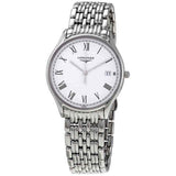 Longines Lyre White Dial Silver Stainless Steel Watch for Women - L4.259.4.11.6 Authentic Buy Shop Now