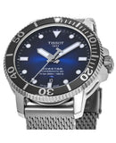 Tissot Seastar 1000 Powermatic 80 Blue Dial SIlver Mesh Bracelet Watch For Men - T120.407.11.041.02 Authentic Buy Shop Now