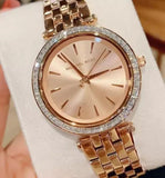 Michael Kors Darci Rose Gold Dial Rose Gold Stainless Steel Strap Watch for Women - MK3366 Authentic Buy Shop Now