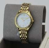 Michael Kors Mindy Three Hand White Dial Rose Gold Steel Strap Watch for Women - MK7078 Authentic Buy Shop Now