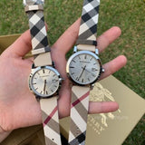 Burberry The City White Dial Brown Leather Strap Watch for Women - BU9113 Authentic Buy Shop Now