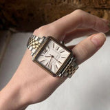 Marc Jacobs Vic Silver Dial Two Tone Steel Strap Watch for Women - MJ3463 Authentic Buy Shop Now