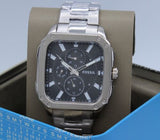 Fossil Inscription Multifunction Black Dial Silver Steel Strap Watch for Men - BQ2655 Authentic Buy Shop Now