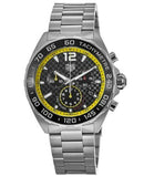 Tag Heuer Formula 1 Chronograph Black Dial Silver Steel Strap Watch for Men- CAZ101AC.BA0842 Authentic Buy Shop Now