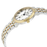 Tissot T Classic Carson Lady Premium Silver Dial Two Tone Steel Strap Watch For Women - T122.210.22.033.00 Authentic Buy Shop Now