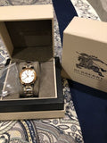 Burberry The City White Dial Two Tone Steel Strap Watch for Women - BU9105 Authentic Buy Shop Now