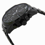 Diesel Mega Chief Chronograph Black Dial Black Steel Strap Watch For Men - DZ4283 Authentic Buy Shop Now