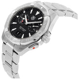 Tag Heuer Aquaracer Quartz Black Dial Silver Steel Strap Watch for Men - WAY111Z.BA0928 Authentic Buy Shop Now